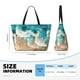 thumbnail image 4 of Fotbe Ocean Wave Crash Bolsa de Viaje para Playa - Resistente al Agua, Bolsa Tote de Gran Capacidad y Ligera con 7 Bolsillos para Mujeres y Hombres, 4 of 7
