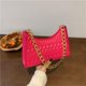 thumbnail image 1 of Bolso de mano femenino de un solo hombro con pliegues de moda de invierno 2025, nuevo estilo retro con sangría occidental, estilo occidental simple y popular., 1 of 5