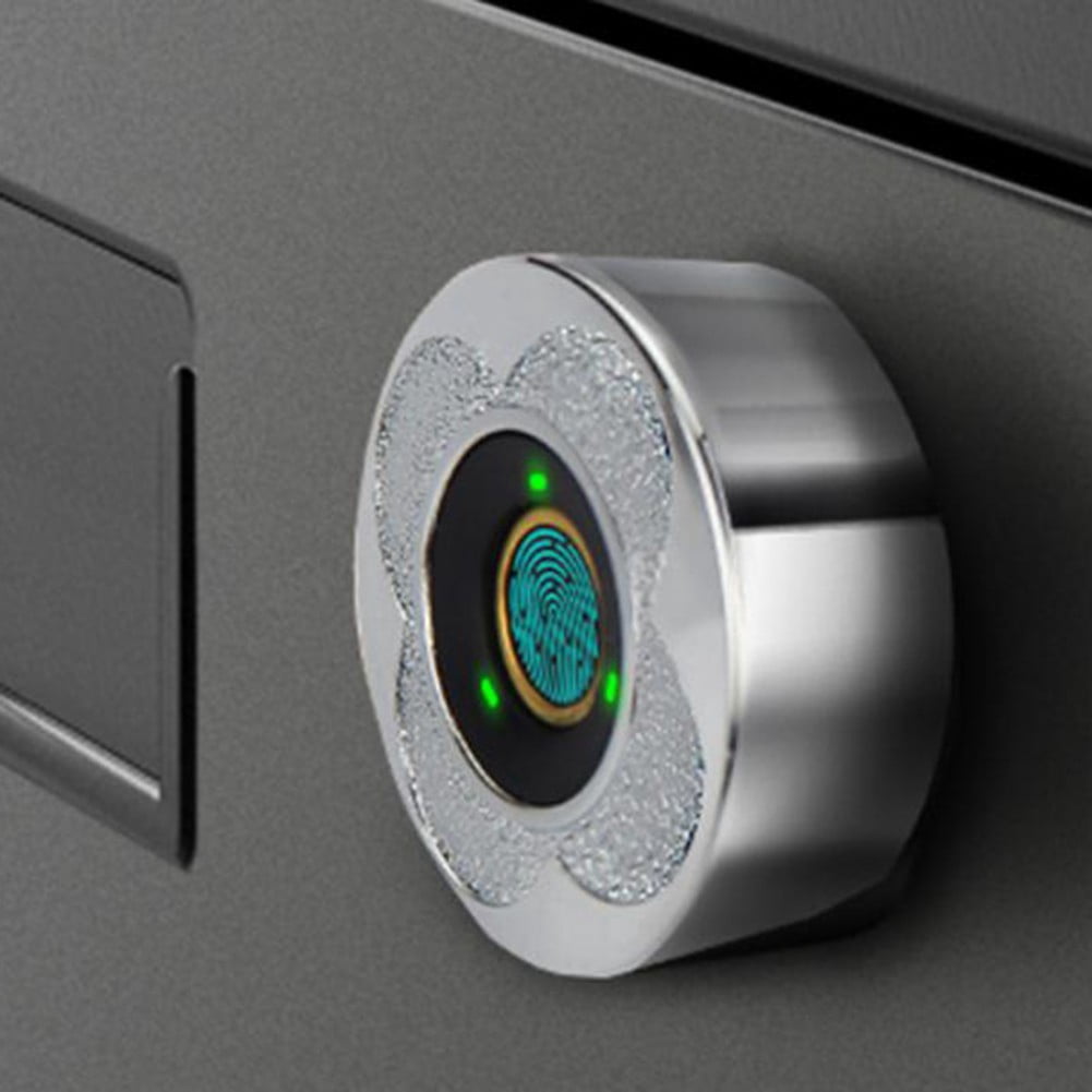 Whatever You Like-Smart Fingerprint Drawer Lock, Rechargeable Cabinet Lock with 360° Biometric Access, 20 Fingerprint Capacity, Aluminum Alloy, USB Charging, 180-Day Battery Life"}