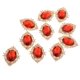 thumbnail image 1 of Flatback Beads Botones 10 Unids Rhinestone Botones Flatback DIY Adornos Artesanía, 1 of 9