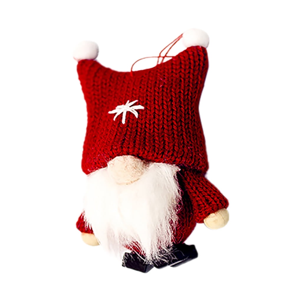 Uheoun Bulk Yarn Clearance Sale for Crocheting, Wool Cute Gnome Doll  Christmas Doll Pendant Creative Christmas Tree Decoration