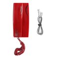 thumbnail image 1 of Mini Wall mounted Landline Wired Home Office Fixed Telephone No Battery, 1 of 4