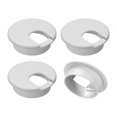thumbnail image 1 of Cubierta de agujero de cable Uxcell 4Pack 2Inch/50mm ABS para escritorio, blanca, 1 of 6