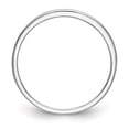 thumbnail image 2 of Solid 14K White Gold Wedding Band Ring Size 8, 2 of 7