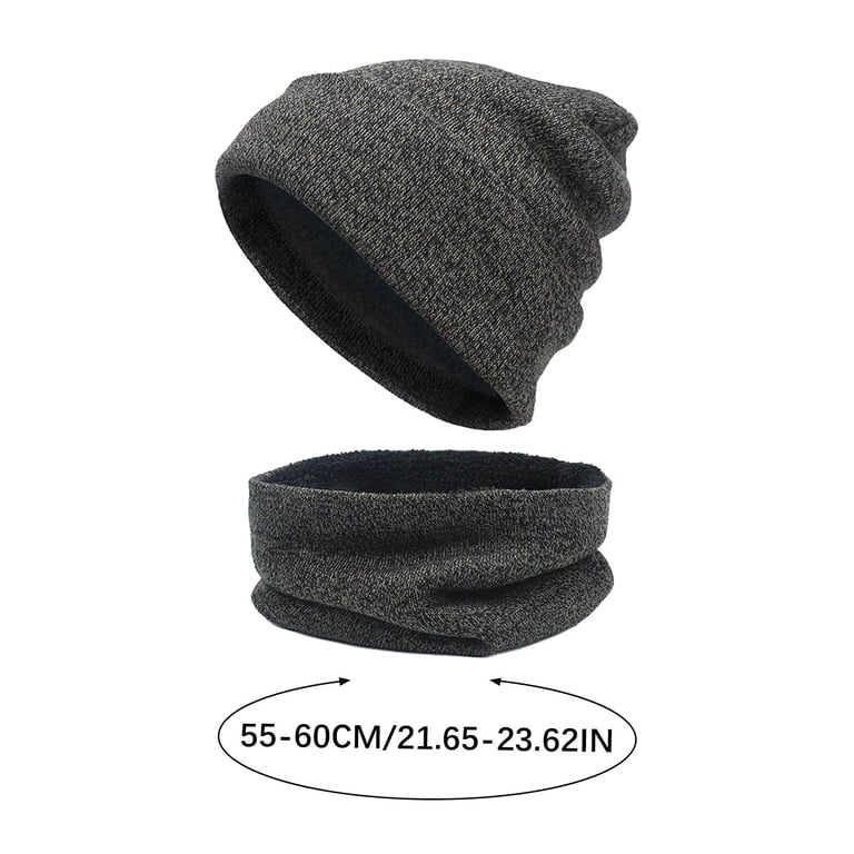 YABCSAZ Womens Beanie Hat Scarf Gloves Set, Fleece Lined  display picture 1