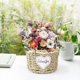 thumbnail image 1 of Maceta tejida de ratán | Cesta natural de paja tejida a mano para suculentas, plantas verdes, soporte decorativo | Decoración rústica bohemia | Uso en casa u oficina | 1 PC incluido, 1 of 6