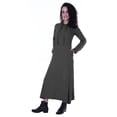 thumbnail image 5 of Moomaya Womens Long Sleeve Pullover Hoodie Maxi Dress Pockets Casual Long Dresses, 5 of 7