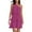 Purple, variant on Women's 2024 Summer Sleeveless Mini Dress Boho One Shoulder Ruffle Tiered Layered Chiffon Flowy A Line Short Sleeve Dress