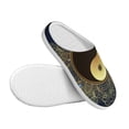 thumbnail image 3 of Disketp Yin And Yang Mandala Women's Men's Slippers Plush Slip-On House Slipper for Winter Indoor Soft Cushion Non-slip Fluffy Slides Slippers-8, 3 of 7
