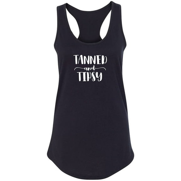 Tanned and Tipsy Racerback Tank