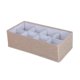 thumbnail image 1 of Caja De Lino Con Acabado Enrejado De 8 Litros Caja Para Guardar Ropa Interior Bolsa De Almacenamiento Plegable Lavable, 1 of 7