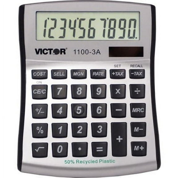 1 PK,Victor 11003A Mini Desktop Calculator