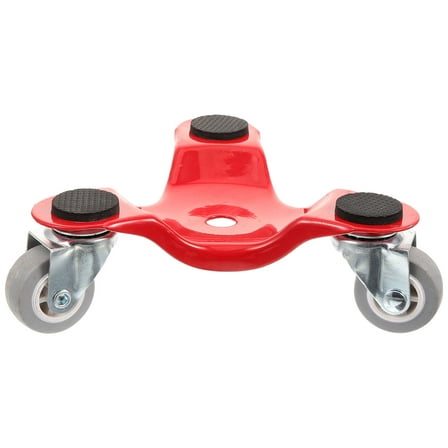 LEORX Red Dolly for Moving 1Pcs Furniture Mover with Rubber 5.1x5.1x2.2in