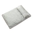 thumbnail image 3 of Sofá cama para perros extraíble lavable 4 estaciones universal cómoda cama para gatos a cuadros suaves para suministros para mascotas verde claro M, 3 of 5