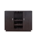thumbnail image 2 of Bowery Hill Mid-Century Server with Wine Bottle Rack in Espresso, 2 of 5