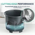 thumbnail image 4 of Luma Electric 2.5L Black Countertop Composting Bin with Odor-Free Activated Carbon Filtration, 4 of 12