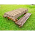 thumbnail image 1 of Tan Outdoor Tablecloth, Classical Old Fashioned Pattern of Polka Dots in Brown Colors Grungy Tile, Decorative Washable Fabric Picnic Tablecloth, 58 X 120 Inches, Brown Pale Coffee Tan, by Ambesonne, 1 of 2