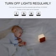 thumbnail image 4 of Lámpara De Mesa De Cubo Luz De Noche De Sincronización De Tirón Simple Con 5/15/30/60 Minutos Led Luz De Dormir De Ahorro De Energía Speravity HA019848-00, 4 of 6