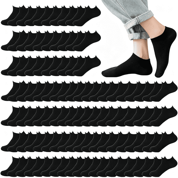 OQRKI 12-30 Pairs Low Cut Ankle Socks for Men Thin Breathable Casual No Show Athletic Socks Bulk Thin Breathable Black Ankle Socks