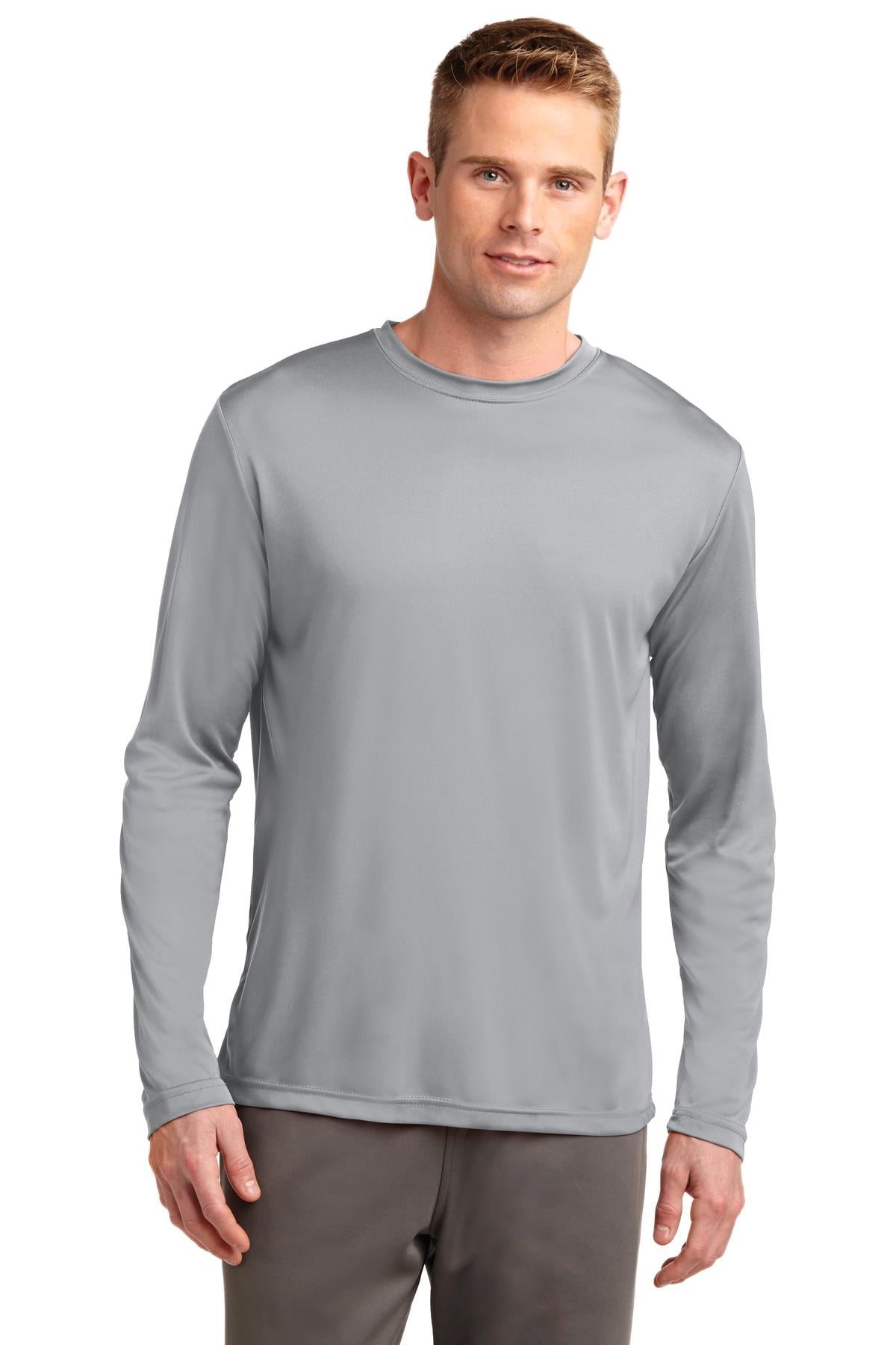 Sport-Tek Dry Zone Long Sleeve Raglan T-Shirt - Moisture Wicking, Loose Fit, Sizes XS-4XL