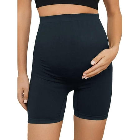 

Plain Biker Shorts Maternity Leggings
