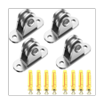thumbnail image 1 of 304 Stainless Steel Pulley Block, Small Pulley Block Silent Pulley, Material Handling and DIY Kits Moving, 4PCS, 1 of 6