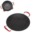 thumbnail image 4 of Korean BBQ Grill Pan, Non Stick Cast Iron Griddle Pan For Stove Top, Baking Pan With Handles, Fast Heating Barbecue Plate Stove Top Grill Indoor Outdoor Rills, Gas Ceramic Stove, 4 of 8
