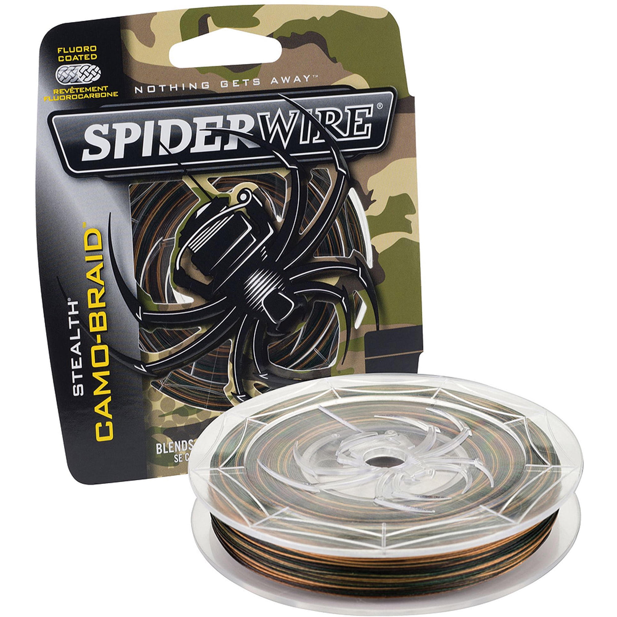 SpiderWire Stealth® Camo Braid™ Fishing Line, Camo, 30 lb Test Strength, 125 yd