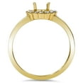 thumbnail image 3 of Pompeii 3/8ct Oval Shape Diamond Gold Engagement Ring Setting (I/J,I1), 3 of 4