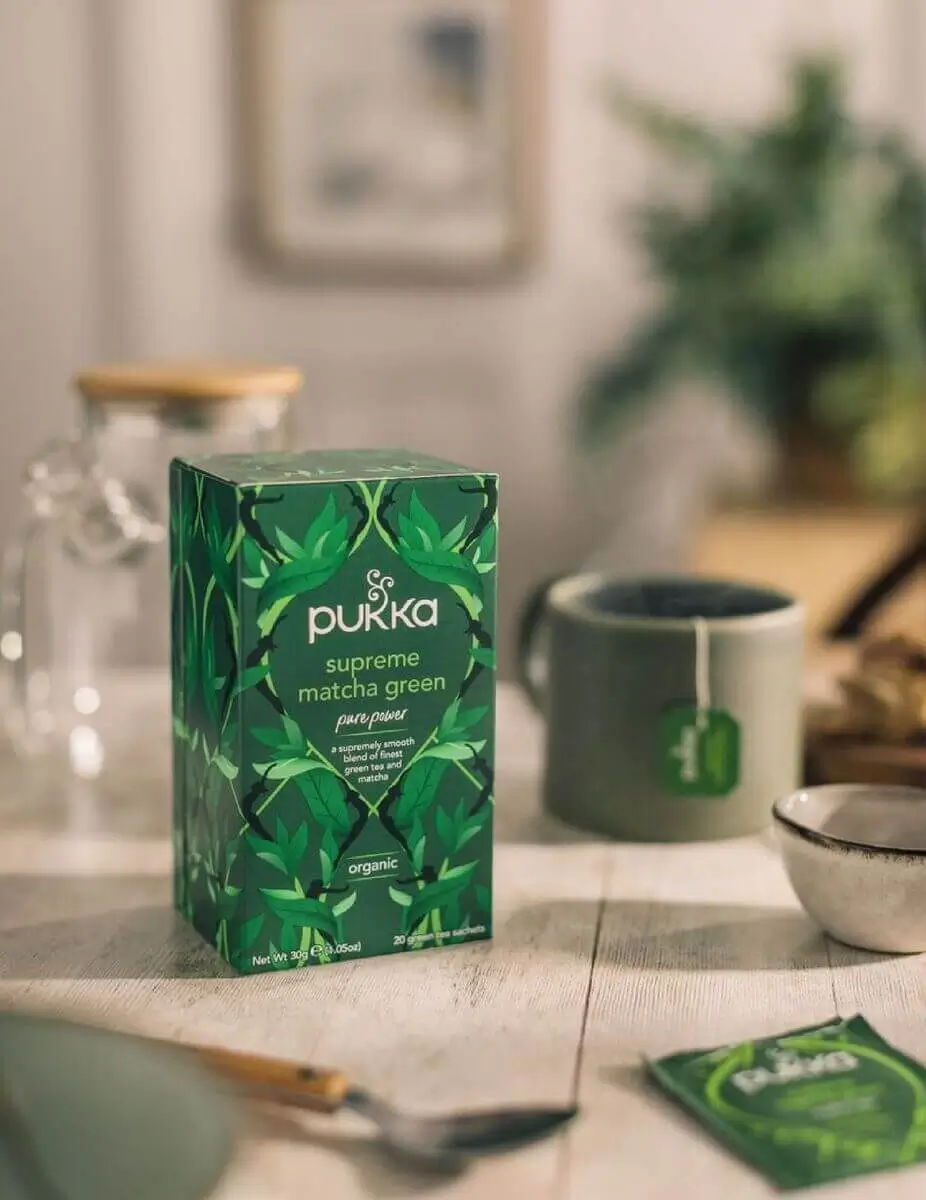 Pack of 4, Pukka Herbs Supreme Matcha Green Tea, 1.05 oz