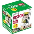 thumbnail image 1 of Instax Mini Instant Film 10 Sheets × 5 Pack Total 50 Shots, 1 of 8