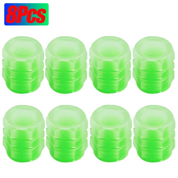 2022 tapas de rueda luminosas tapas de válvula de neumático plástico ABS a prueba de polvo neumáticos accesorios cubierta de vástago de neumático para coche motocicleta bicicleta Tan Jianjun unisex