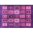 thumbnail image 1 of Ahgly Company Indoor Rectangle Abstract Pink Modern Area Rugs, 7' x 9', 1 of 4