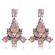 thumbnail image 1 of 1 par de pendientes colgantes de piedra acrílica de cristal múltiple, decoración de diamantes de imitación, pendientes Piercing, joyería colorida de Navidad para mujer, nuevo, 1 of 5
