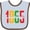 Blue and Chocolate, variant on Inktastic 1865 Juneteenth Boys or Girls Baby Bib