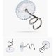 thumbnail image 4 of 100Pcs DIY Clear Twist Pins Heads Twisty Pin for Upholstery, Slipcovers and Bedskirts and Other Fabric and Materials Securely in Place, 4 of 5