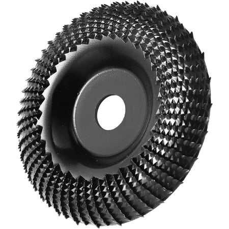 Disque Abrasif Pour Meuleuse 125mm - Sculpture Sur Bois - Acier Au Manganèse - Noir