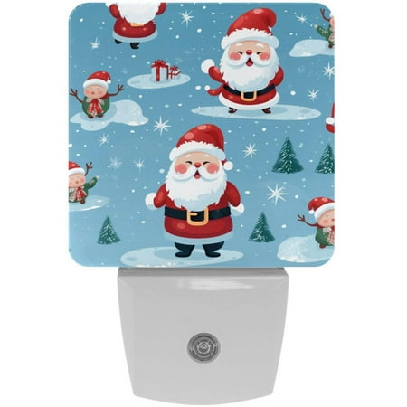 

Santa Claus LED Square Night Lights - Stylish and Energy-Efficient Room Lighting Solution with Soft Glow - for Bedside Reading and Relaxation