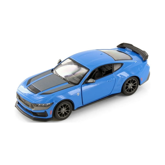 2024 Ford Mustang Dark Horse Hardtop, Blue - Kinsmart 5455D - 1/38 Scale Diecast Model Car