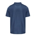 thumbnail image 3 of Men's Cutter & Buck Navy West Virginia Mountaineers Coastline Epic Comfort Eco Recycled Polo, 3 of 3