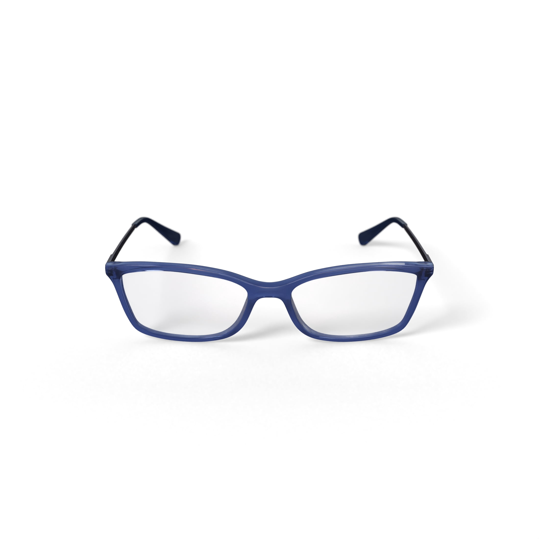 Vogue Women's Size 54 VO5305B Prescription Eyeglasses with Case, Transparent Blue
