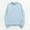 Sky Blue, variant on HOMBOM Lightweight Fall Sweatshirts For Women Beige Plain Crew Neck Long Sleeve Pullover Casual Soft Sweatshirt 3XL