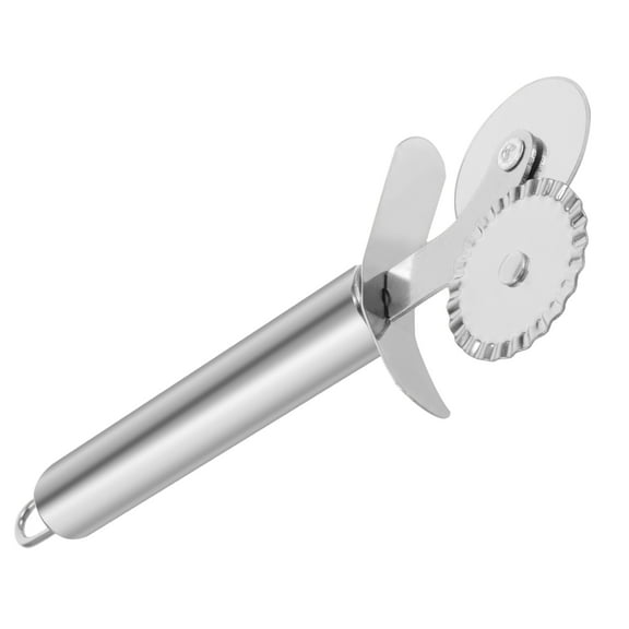 COMPUKAS Home Cooks Pizza Cutter Silver 1Pcs 7.3X2.9X0.5In