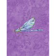 thumbnail image 1 of 11 x 15 In. Dragonfly On Purple Flag, Garden Size, 1 of 1