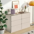 thumbnail image 2 of Drawer Dresser Cabinet,Sideboard,Bar Cabinet,Buffet Server Console,Table Storge Cabinets,Flat Out The Corners Of The Drawers,Six Drawers,For Dining Room,Living Room,Bedroom, 2 of 9