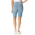 thumbnail image 2 of Gloria Vanderbilt Swan Series Women's High Rise Amanda Bermuda, 11" Inseam, Sizes 6-18, 2 of 2