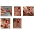 thumbnail image 3 of Blomdahl | Hypoallergenic | Natural Titanium Drop Crystal Pendant Earrings | Best Choice For Sensitive Ears, 3 of 3
