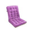 thumbnail image 5 of Clearance! Plush office chair cushion,One-piece office chair back cushion for back,Desk chair cushion with tie,Non slip seat cushion,Fit desk chair cushion for long sitting 33x18inches Purple, 5 of 6