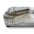 thumbnail image 3 of London Soft Flannel Fleece Throw Blanket, Historical Building Thames River Ferris Wheel Colorful Pencil Drawing Art Print, Cozy Plush for Indoor and Outdoor Use, 70" x 90", Multicolor, by Ambesonne, 3 of 6