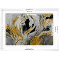 thumbnail image 5 of Art.com The Sea Sings in Blue and Gold Art Print by Lanie Loreth, White Frame Wall Art, 29" x 21", 5 of 5